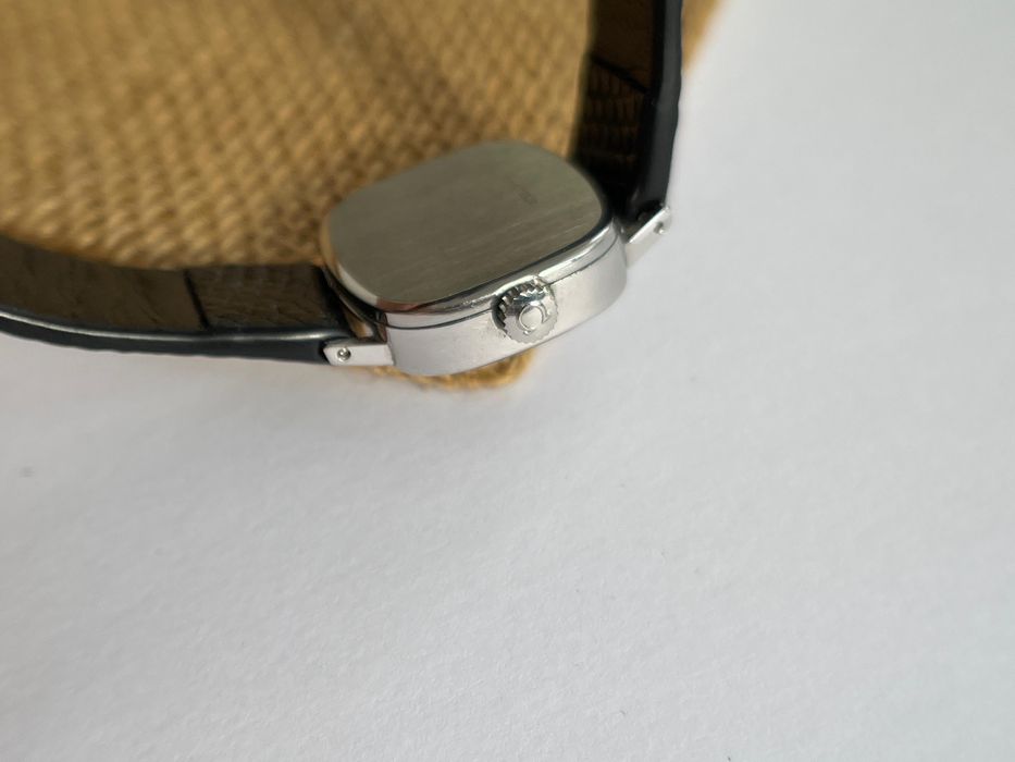 Omega Lady - Mecanic - placat aur alb 18k - impecabil