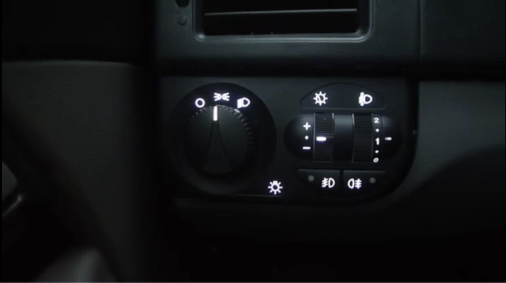 Пересвет кнопок на Ваз