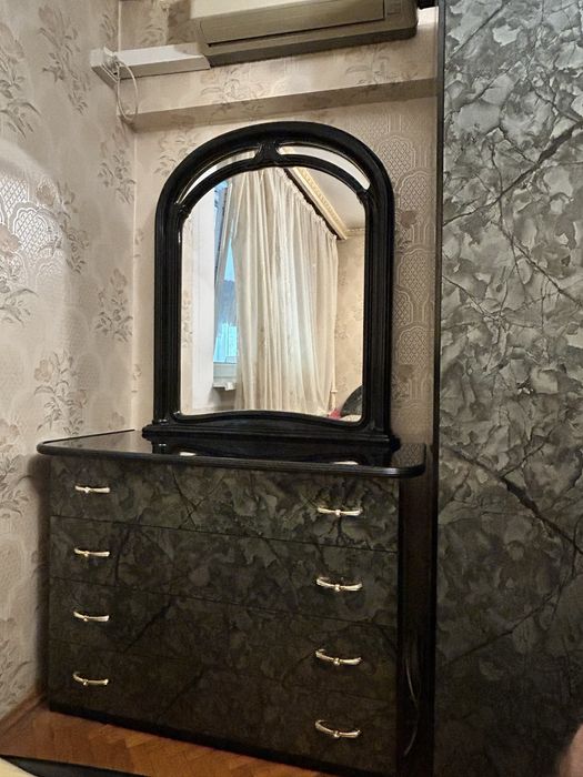 Comoda vanity vintage italian verde-marmorat