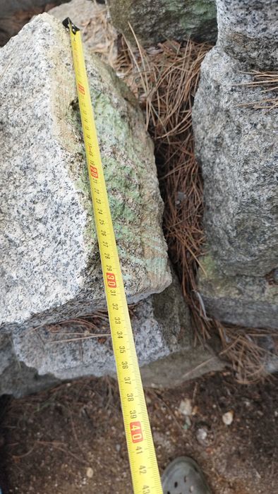 Дялан камък - дялан гранит 2,5 м/куб