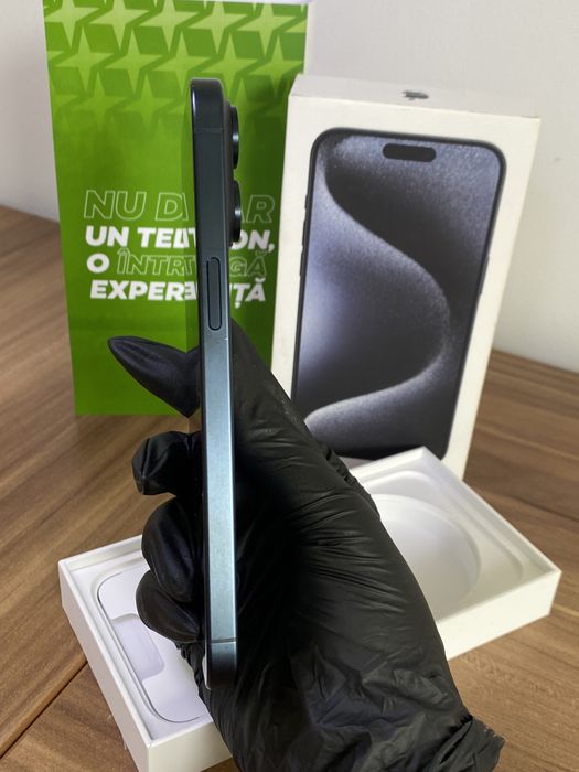 iPhone 15 Pro Max, 256 GB, Blue Titanium, Foarte bun, Cod produs: 7579