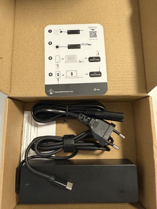 Incarcator Laptop I-TEC USB-C Universal 100W Negru