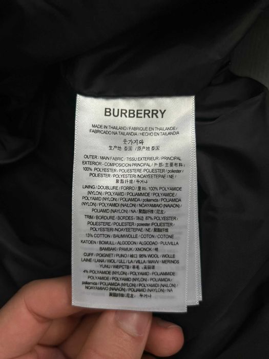Geaca Burberry care se Transforma in vesta cu Puf neagra pentru Iarna