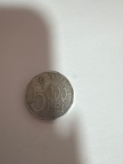 Moneda 5000 lei din 2002