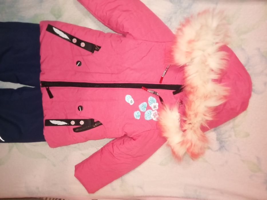 Комбинезон зимний на девочку