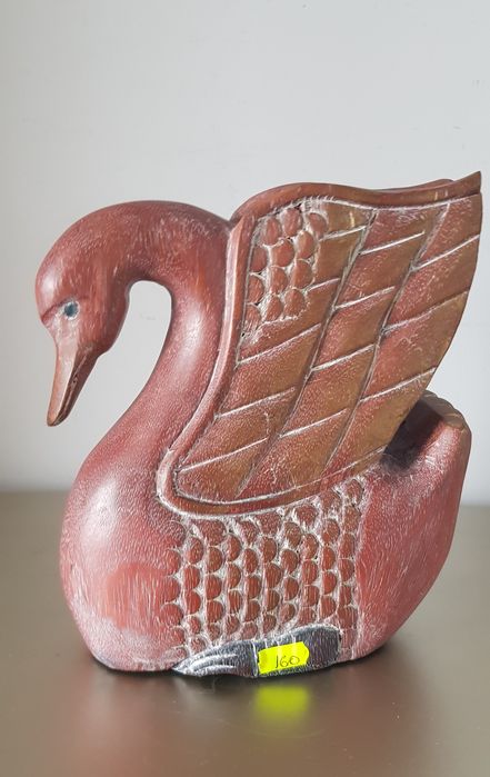 Statuetă veche din lemn exotic