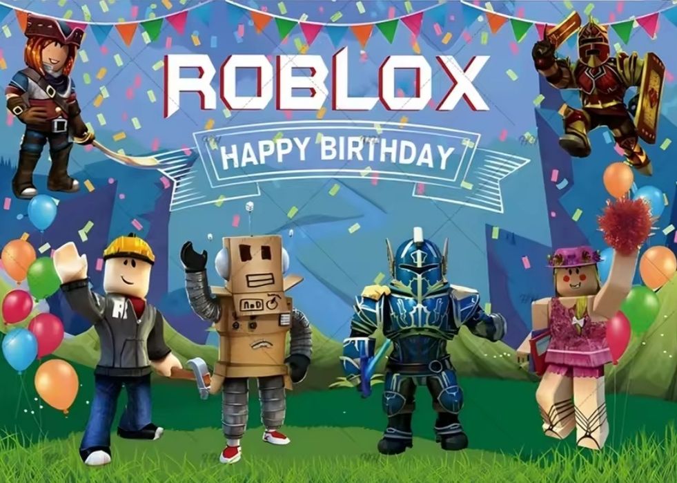Парти сет балони Minecraft, Roblox, Game on и  Fortnite