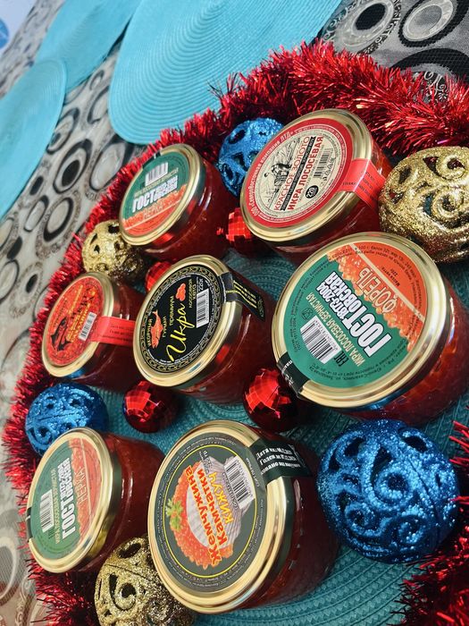 Структурированная красная икра