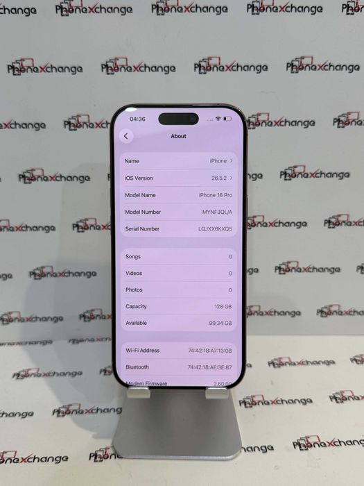 iPhone 16 Pro 128GB Desert Neverlocked 52446