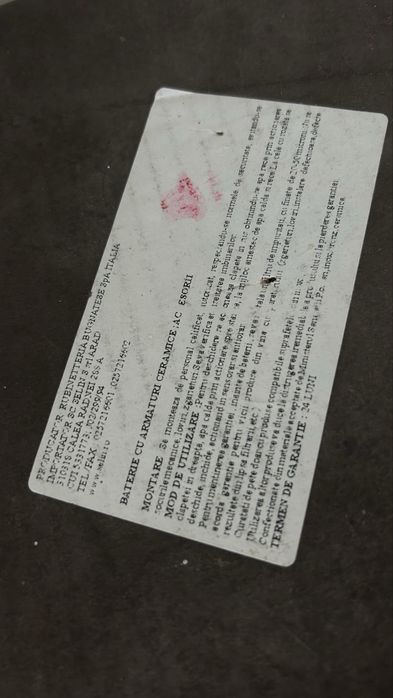 Baterie Robinet bucatarie/baie Bugnatese Italia