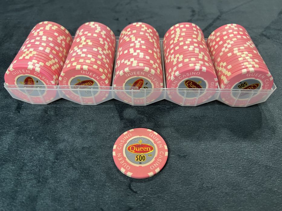 Jetoane Poker 280,000 buc model Casino Queen Bucuresti stoc Customtables.eu