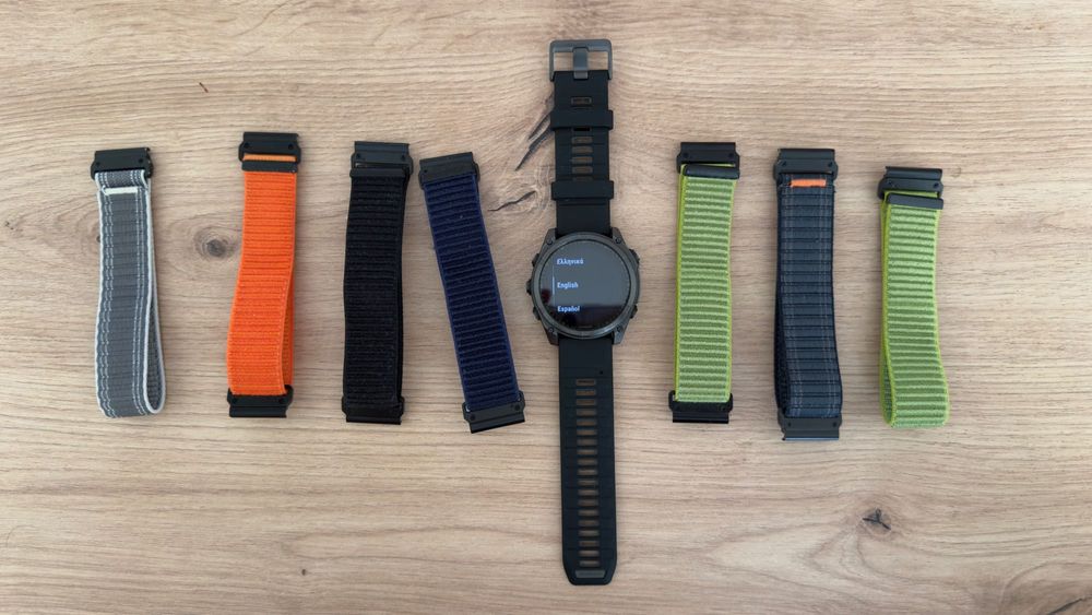 Garmin Fenix 8 51mm Solar Sapphire + 7 каишки