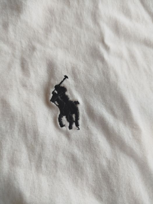 Tricou alb polo Ralph Lauren