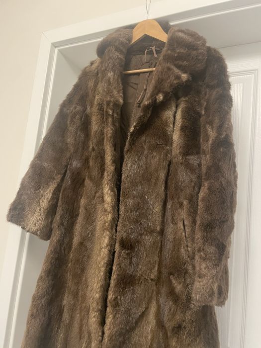 Haina blana naturala lunga