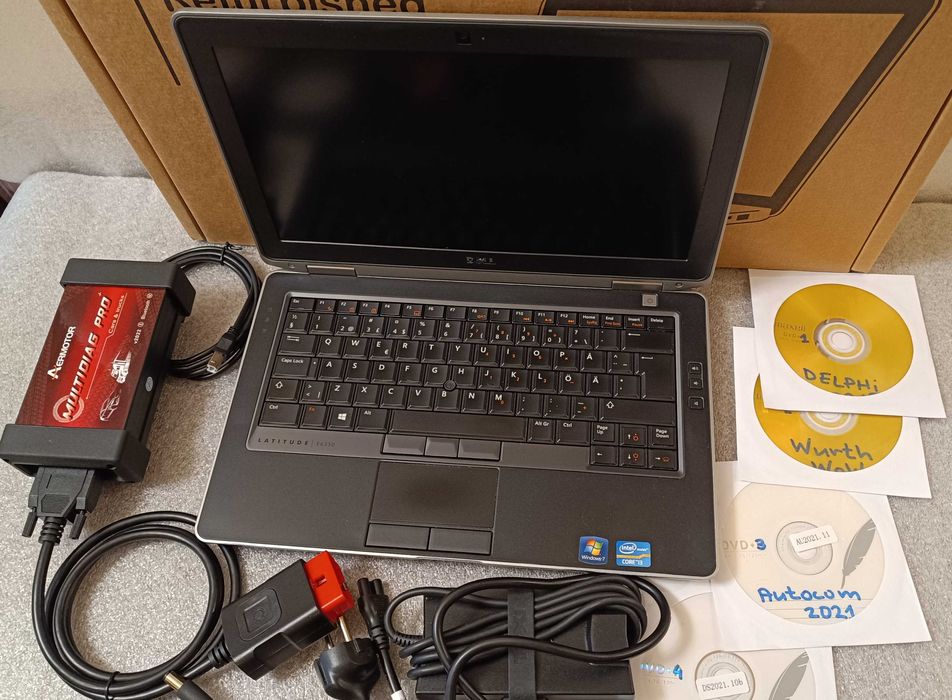 Комплект aвтодиагностика и лаптоп DELL