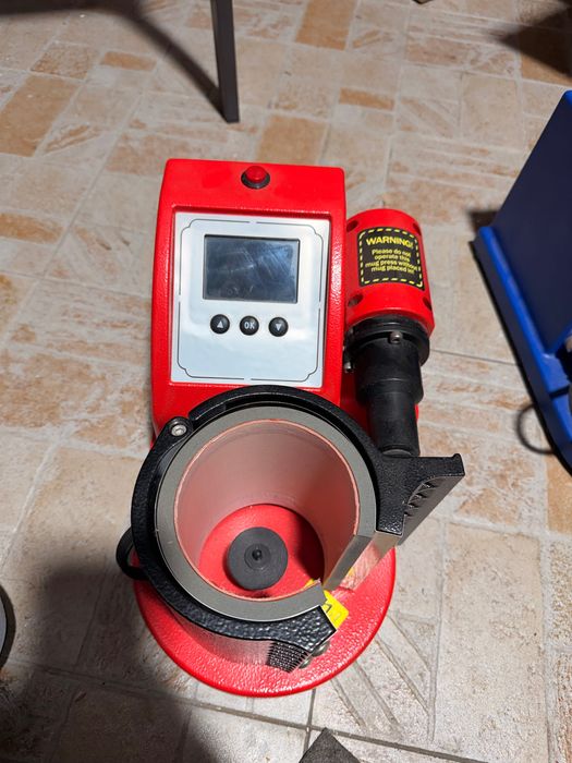 6 броя Електрическа термо преса за пренос на топлина върху чаши