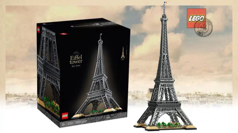 Lego эйфелева башня