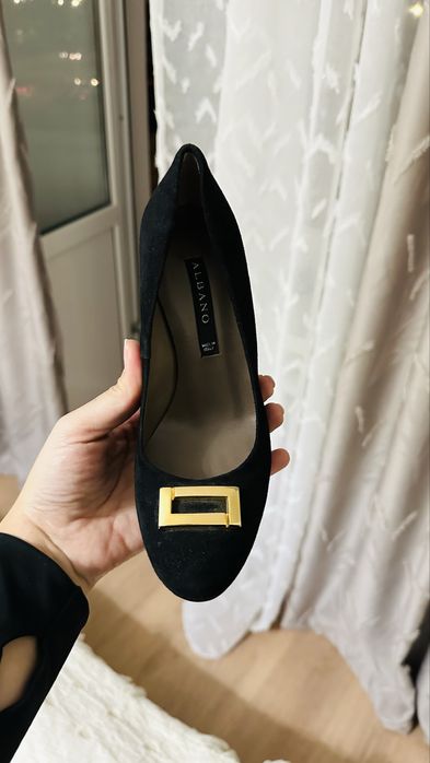 Туфли замша натуральная