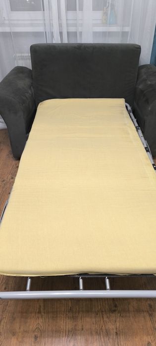 Диван раскладной серый