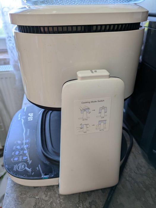 Friteuza 2in1 Jimmy Air Fry AF3 1100W cu bol de sticla si plita