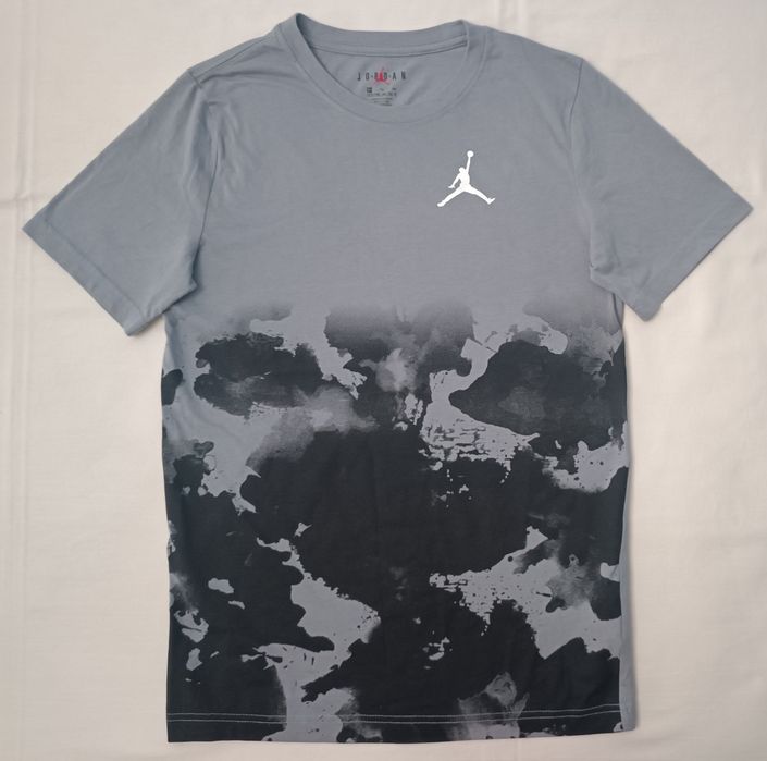 Jordan AIR Nike Tee оригинална тениска ръст 163-175см Джордан Найк сива фланелка памук спорт