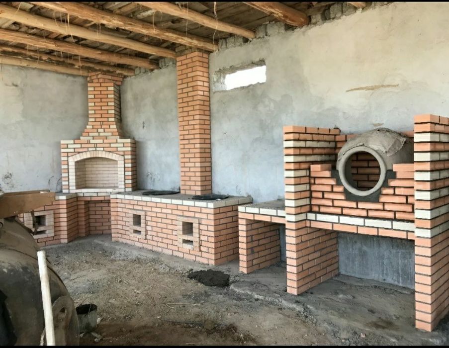 СТРОИМ Барбекю. Очаги. Помпейская печь.