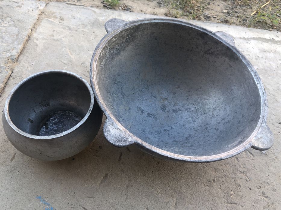 Алюминевые кастрюли, казаны