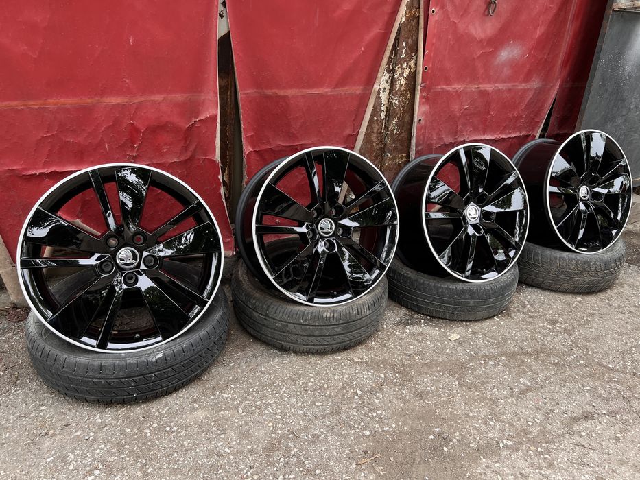 18” 5x112 8j ET44 57.1 Оригинални Aлуминиеви джанти за Шкода Skoda.