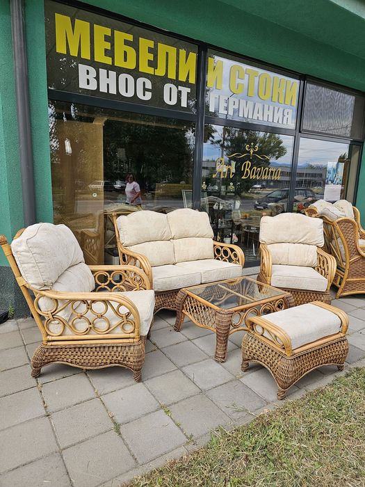 Естествен ратанов мебели