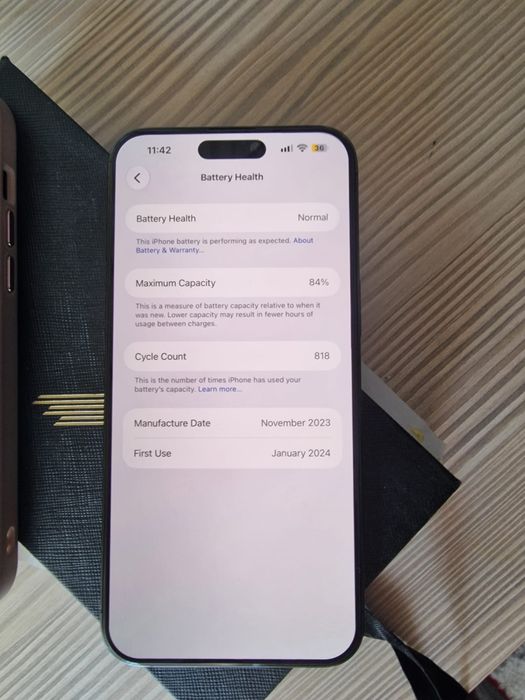 Apple iPhone 15 Pro Max, 256gb, 84% bat