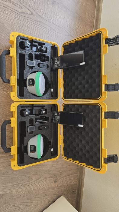 Sistem Rtk GPS KanQ super laser 100 m, 2Camere AlphaGeo South Emlid Me