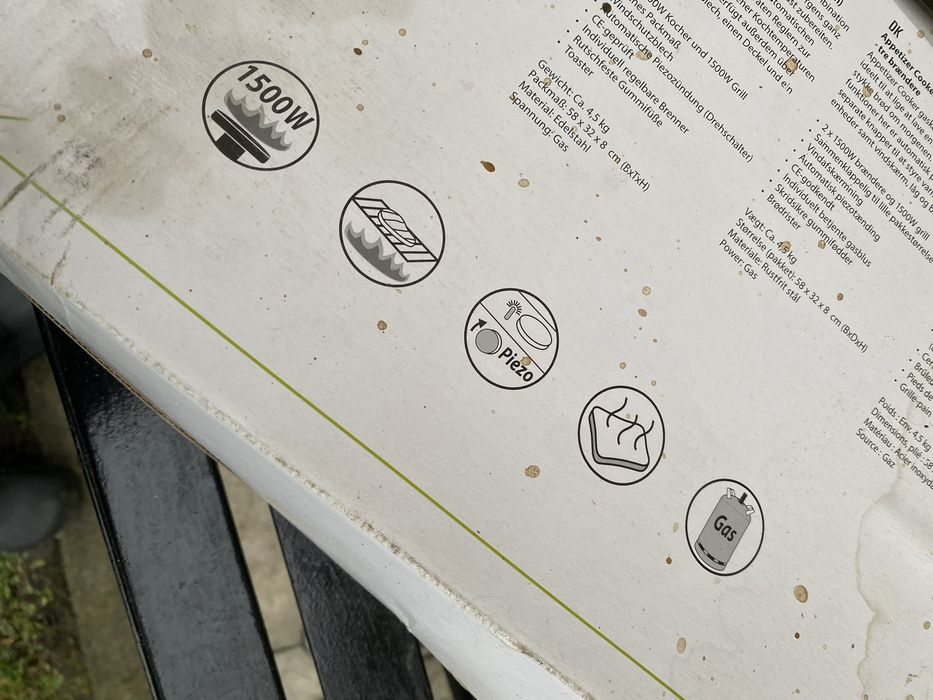 Aragaz camping portabil nou