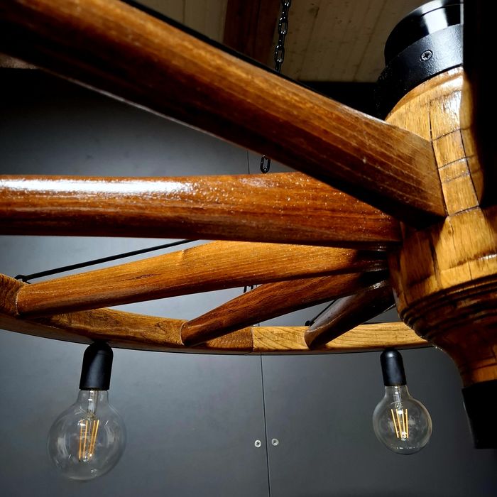 Lustra Rustica Roata Caleasca