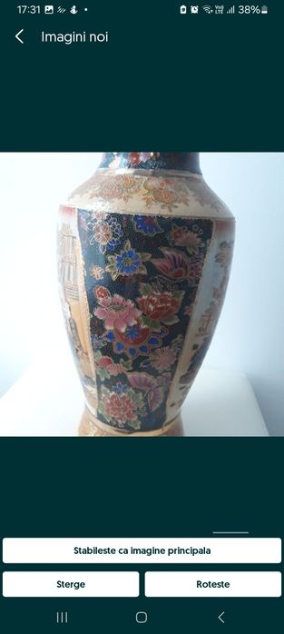 Vaza din portelan, 47 cm inaltime
