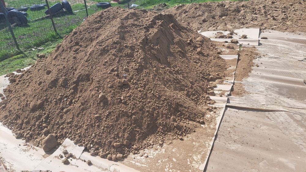 Gunoi putred de vaci și pământ