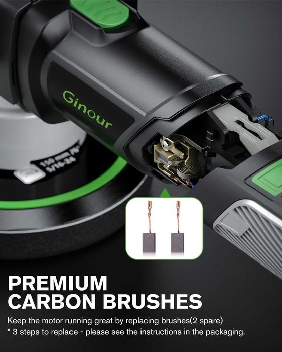 Mașină polish auto Ginour 900W Dual Action | Set complet.