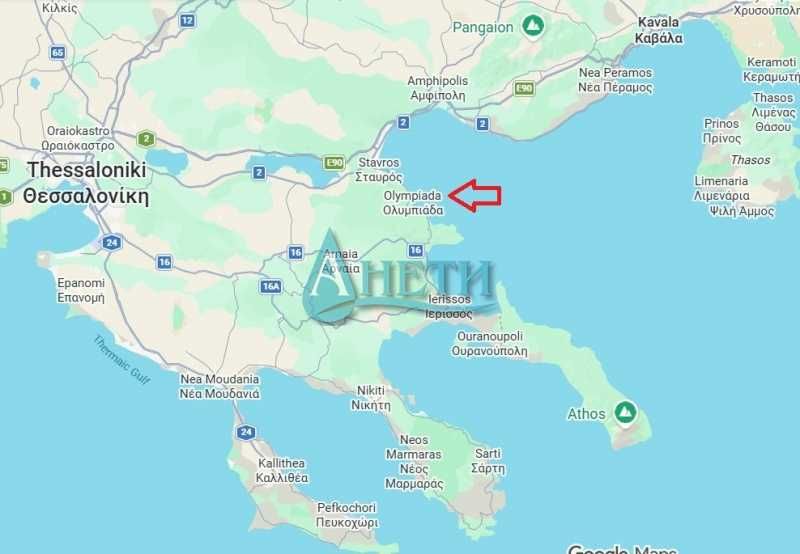 Къща 160м2 в курортно селище Олимпиада, Халкидики, Гърция, с прекрасен изглед към морето