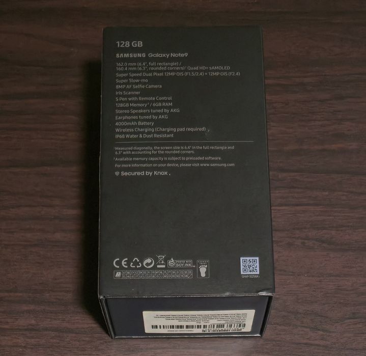 Samsung Galaxy Note9 full box 128gb stocare 6gb ram