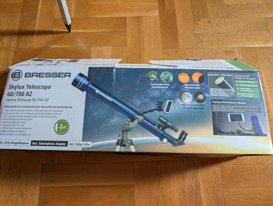 Телескоп BRESSER Skylux 60/700 AZ