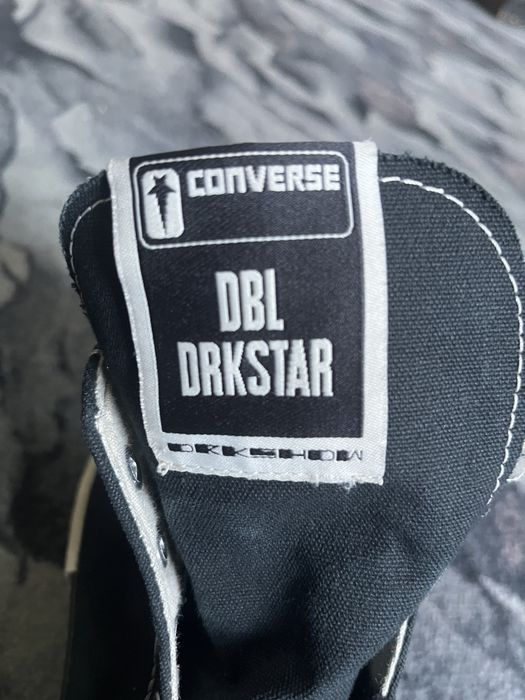 кеды rick pwens converse dbl drkstar