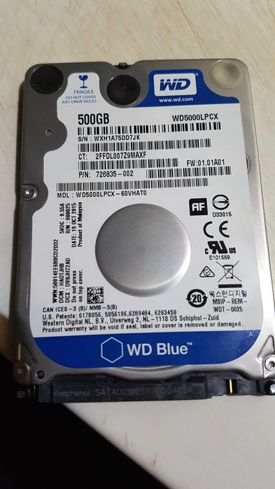Hdd laptop 500gb 7200 rpm/hdd 500gb 5400 sata3 / Hdd 1 tb 5400rpm