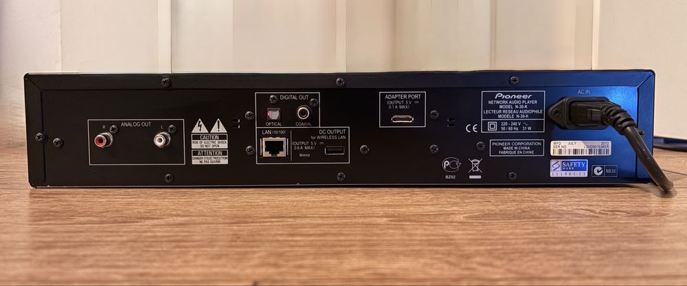 Pioneer N30-K Network Player/DAC