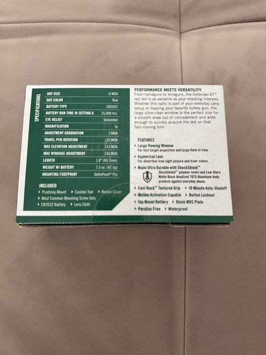 Dispozitiv de ochire Defender 6 MOA Micro red dot