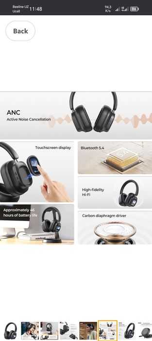 Bluetooth naushnik yangi