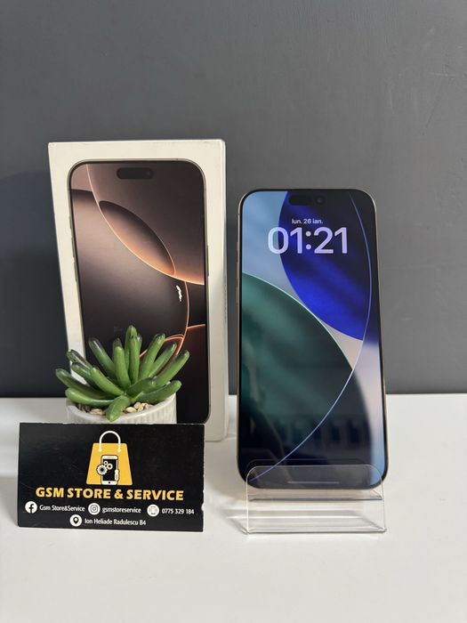 iphone 16 Pro Max Deser Titanium 256Gb Garantie Gsm Store&Service