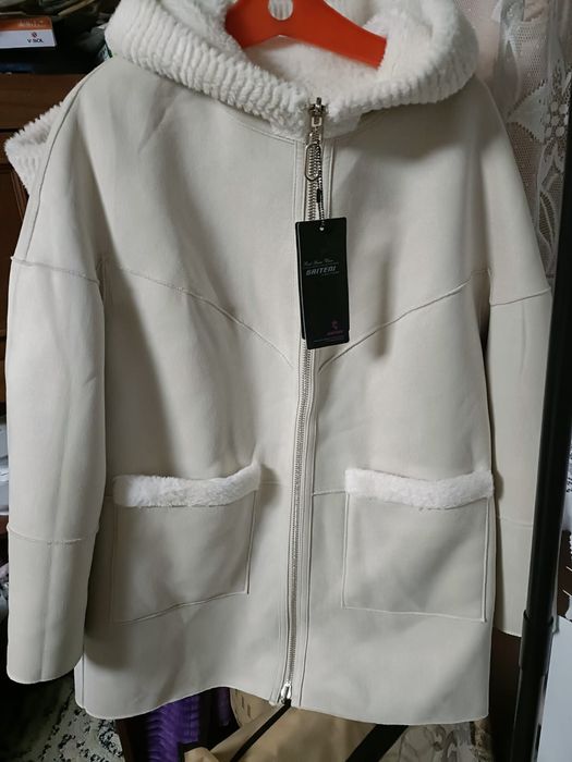 Двусторонняя альпака дублёнка  новая