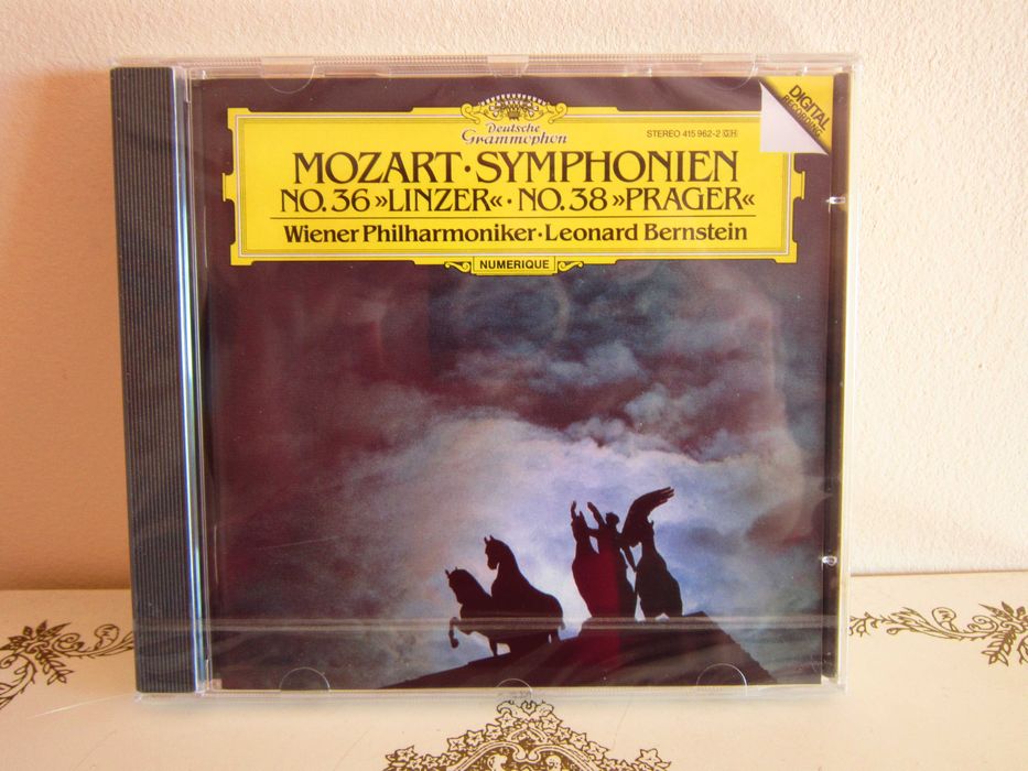 cadou deosebit Leonard Bernstein cd Mozart‎ 1986 Linzer+Prager(sigilat
