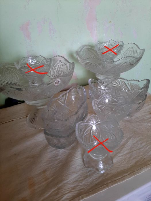 Продаю советский хрусталь посуды