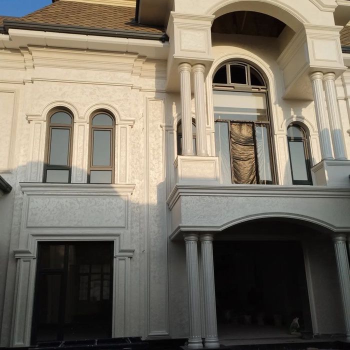 PremiumFasad.Travertin decor tashqu fasad ishlari