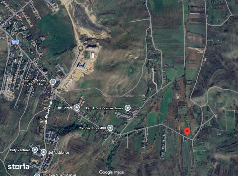 Teren de vanzare, 1250 mp, zona HUB Borhanci